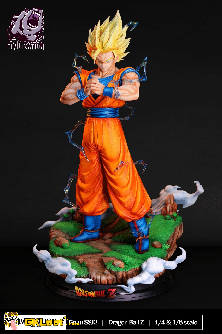 Dragon Ball Infinite Studio Super Saiyan 3 Goku Resin Statue