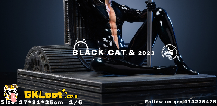 MOJO Figurine Chat Noir Assis 387372 