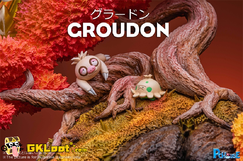Land Series Groudon Family - Pokemon Resin Statue - PCHouse Studios  [Pre-Order]